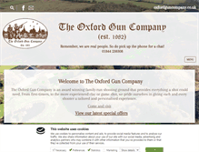 Tablet Screenshot of oxfordguncompany.co.uk
